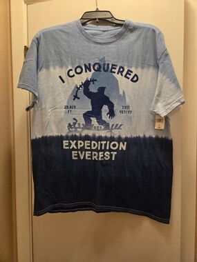 LG Blue Ombre Tie-Dye Tee